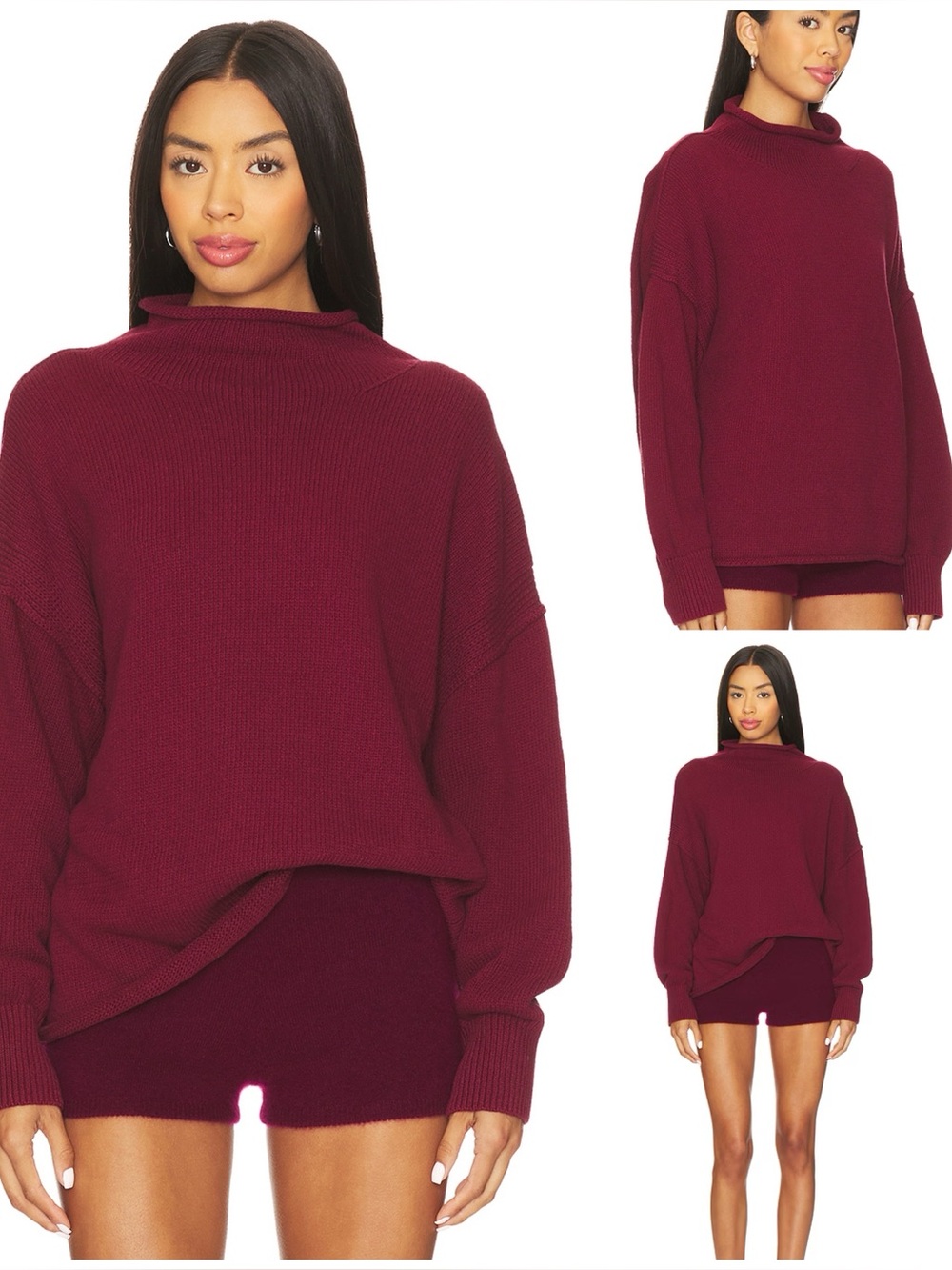 𝓯𝓹 Free People ~ We The Free ~ Torres Roll Neck Sweater